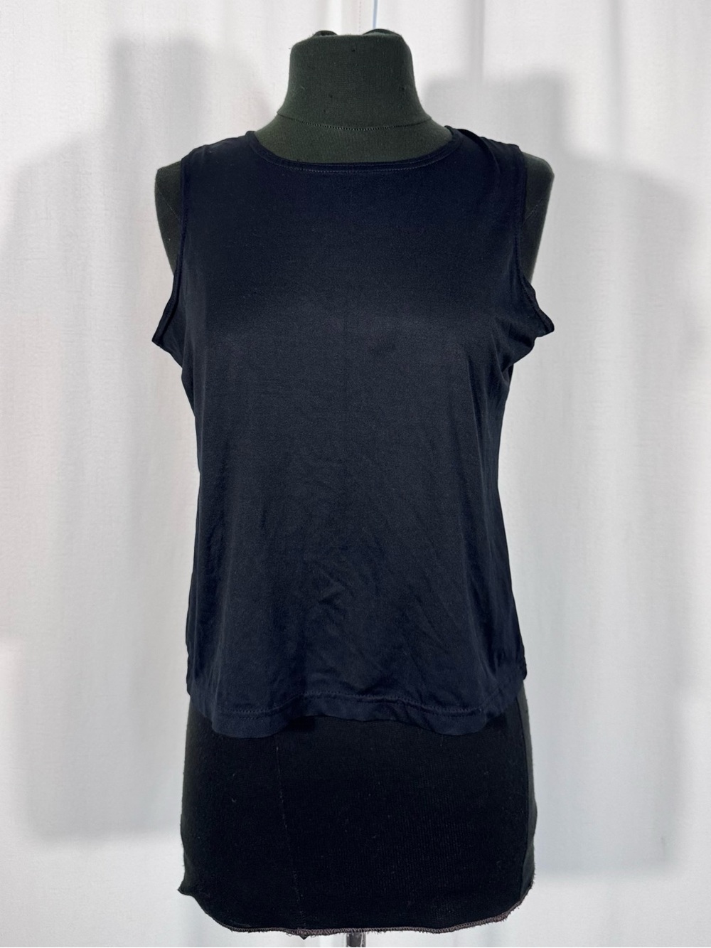 Vintage Baranda Black Wide Strap Tank